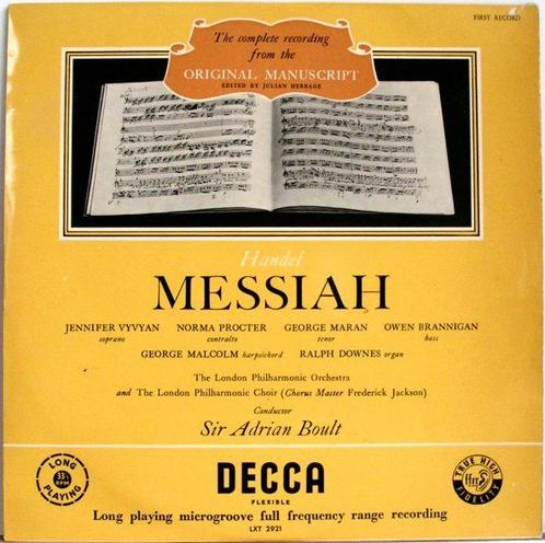 Lp van Handel Messiah, Cd's en Dvd's, Vinyl | Klassiek, Gebruikt, Ophalen of Verzenden