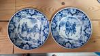 2 delftsblauwe borden, Antiek en Kunst, Ophalen of Verzenden