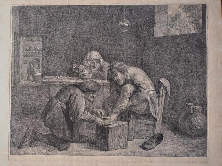 Ets van Cornelis Visscher, Antiek en Kunst, Kunst | Etsen en Gravures, Ophalen of Verzenden