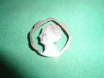 Munt broche wo2 oorlog zilver Wilhelmina ww2 Rijksdaalder, Verzenden, Landmacht, Nederland, Embleem of Badge