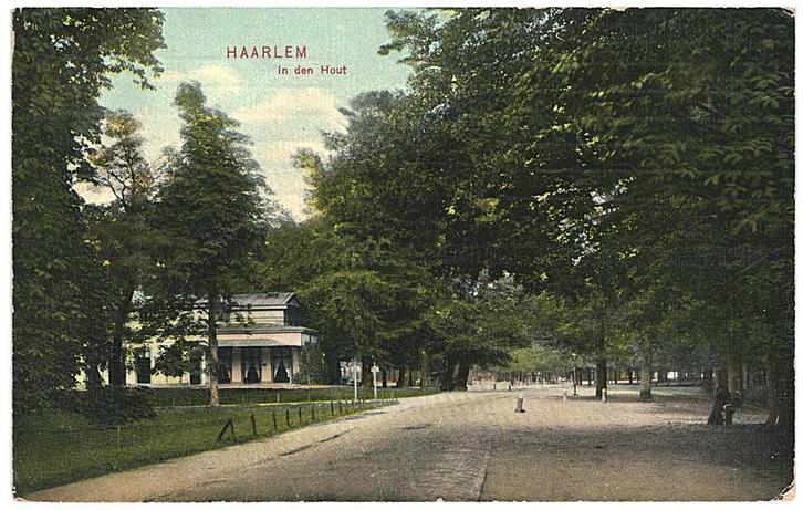 700217 Haarlem In den hout 1908 Gelopen met postzegel, Verzamelen, Ansichtkaarten | Nederland, Gelopen, Noord-Holland, Voor 1920