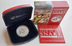 Zilveren 1/2 oz Year of the Snake proof colored 2013., Postzegels en Munten, Munten | Oceanië, Setje, Zilver, Ophalen of Verzenden