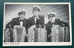 ansichtkaart / kaart van The 3 Jacksons met accordeon., Verzenden, 1960 tot 1980