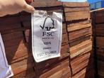 FSC 2x20 cm hardhouten planken fijn bezaagd op voorraad, Ophalen of Verzenden, Nieuw, Planken, Hardhout