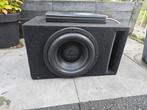 12 Inch subwoofer 2000W RMS met versterker, Ophalen, Zo goed als nieuw