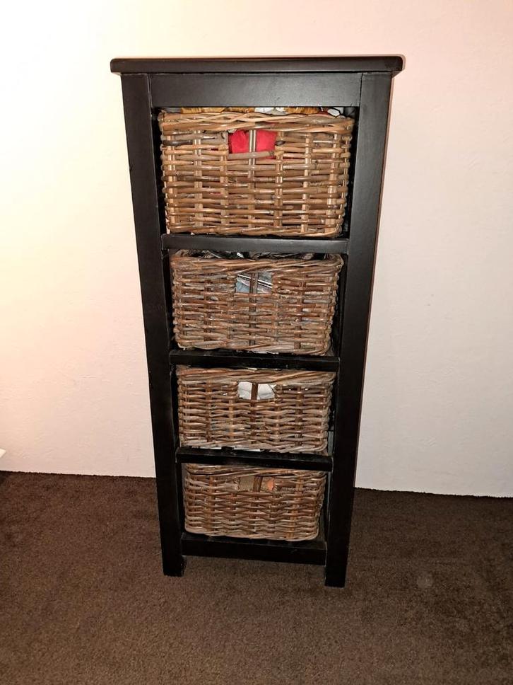 Kastje met mandjes, Huis en Inrichting, Kasten | Dressoirs, Ophalen of Verzenden