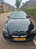 BMW 5-Serie 2.5 I 523 Touring AUT 2009 Zwart (Youngtimer), Achterwielaandrijving, 1800 kg, Zwart, Stationwagon