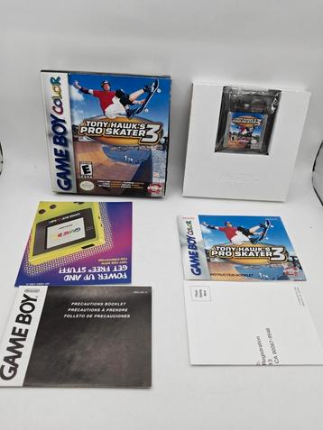 Tony Hawk's Pro Skater 3 Gameboy Color CIB beschikbaar voor biedingen