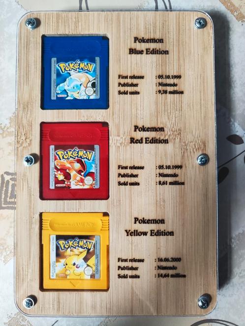 Pokémon etalage set (100% werkende games), Spelcomputers en Games, Games | Nintendo Game Boy, Zo goed als nieuw, 3 spelers of meer