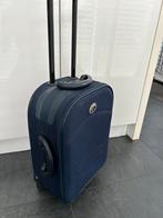 Compacte blauwe koffer van het merk Proworld., 50 tot 60 cm, Zo goed als nieuw, 35 tot 45 cm, Wieltjes