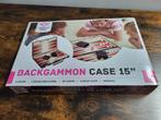 Backgammon Set de Luxe 15" - Nieuw in doos!, Een of twee spelers, Ophalen, Nieuw, Longfield Games