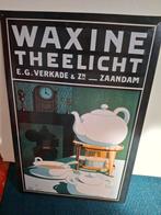 Verkade Waxine Theelicht Emaille Reclamebord, Antiek en Kunst, Ophalen of Verzenden