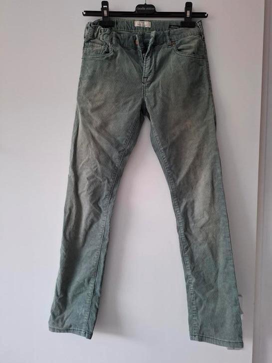 Grijsgroene broek van Scotch & Soda maat 152, Kinderen en Baby's, Kinderkleding | Maat 152, Zo goed als nieuw, Ophalen of Verzenden