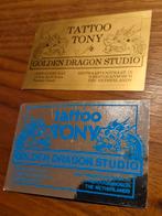 1793 Tattoo Tony Golden Dragon Studio sticker, Ophalen of Verzenden, Overige typen