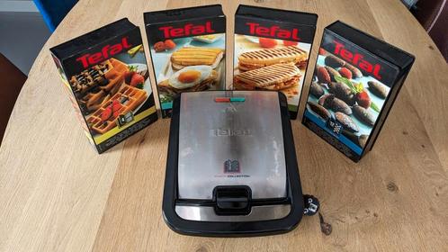 Wafelijzer / Tostimaker Tefal Snack Collection SW854D, Witgoed en Apparatuur, Wafelijzers, Gebruikt, Ophalen of Verzenden