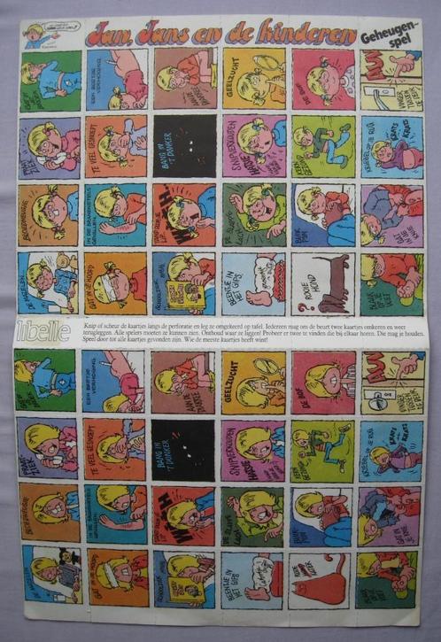Jan Kruis - Jan, Jans en de kinderen geheugenspel (Memory), Verzamelen, Stripfiguren, Gebruikt, Boek of Spel, Overige figuren