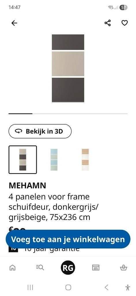 Echt gratis 4x Pax Schuifdeur Panelen - Wit Melkglas, Huis en Inrichting, Kasten | Kledingkasten, Zo goed als nieuw, Glas, Ophalen