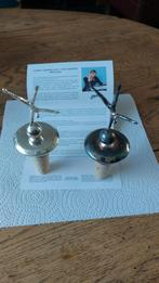 Verzilverde flessenstop Corry Ammerlaan, Antiek en Kunst, Ophalen, Zilver