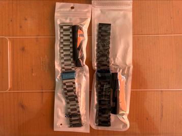 Metalen horlogebandjes – 20 mm - NIEUW beschikbaar voor biedingen