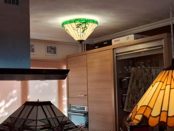 Art Deco Tiffany Plafondlamp - 55cm beschikbaar voor biedingen