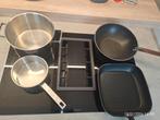 Herman den blijer pannenset, Ophalen of Verzenden, Gebruikt, Rvs, Pannenset