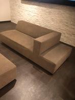 Sur&plus Module Bankstel Grijs/Bruin + Poef, Ophalen, Zo goed als nieuw, Stof