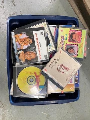 105 CD's & 5 DVD's in kratje. beschikbaar voor biedingen
