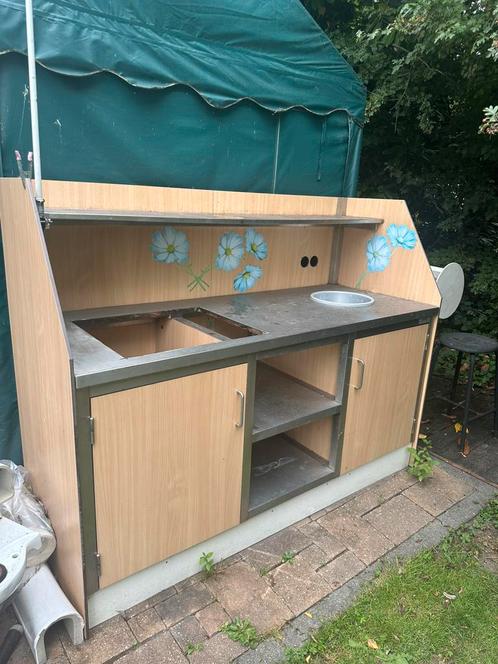 Buitenkeuken te koop, Tuin en Terras, Buitenkeukens, Gebruikt, Gas, Ophalen