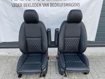 Twee voor stoelen voor Vito W447 vanaf 2022 met zwart leder  beschikbaar voor biedingen