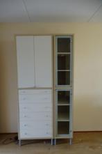 Vitrinekast, 2 delen Ikea, Huis en Inrichting, Kasten | Vitrinekasten, Ophalen, Gebruikt, Met deur(en)