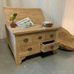 Salontafel - massief teak hout - vanaf € 129,- Bij TTM Wonen, TTM Wonen, 100 tot 150 cm, TTM Wonen, Nieuw