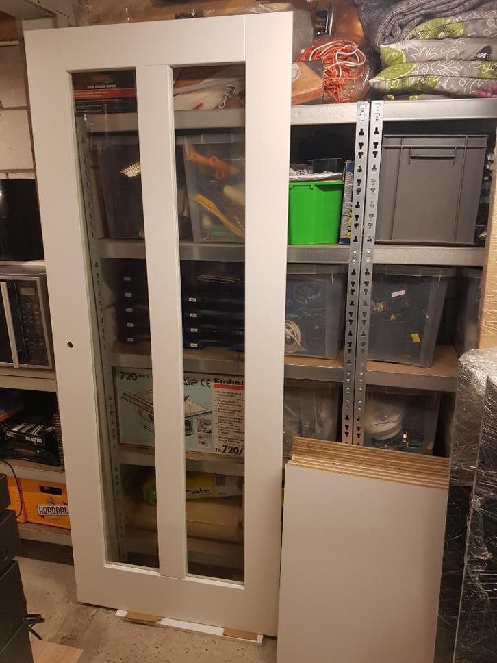 Deur Lundia Deurmodel Frederique/ 2 deuren, Doe-het-zelf en Verbouw, Deuren en Horren, Nieuw, Binnendeur, 200 tot 215 cm, Glas