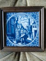 Delfts Blauwe tegel de loodgieter door Jan Luyken, Antiek en Kunst, Ophalen of Verzenden