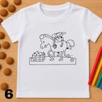 Sinterklaas Kleurplaat T-Shirt - Tijdelijke Aanbieding! i, Kinderen en Baby's, Kinderkleding | Schoenen en Sokken, Jongen of Meisje