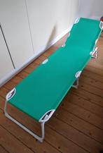 Ligbed Strandbed Veldbed Zonnebed, opvouwbaar ZGAN, Ophalen, Zo goed als nieuw, Aluminium, Verstelbaar