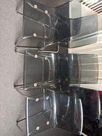 IKEA Tobias stoelen set van 6, Ophalen, Kunststof, Gebruikt, Zwart