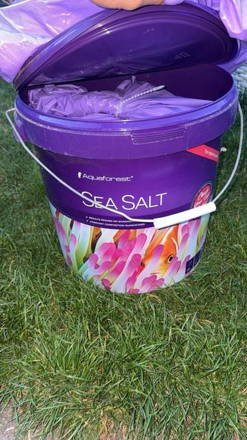Aqua forest sea salt 22 kg nieuw ongeopend beschikbaar voor biedingen