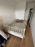 Ikea leirvik bed frame, Ophalen, Wit, Tweepersoons, 140 cm