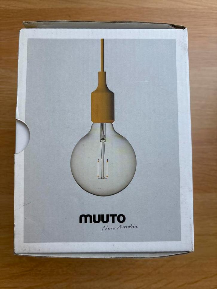 Muuto E27 Hanglamp - Nieuw in doos, Huis en Inrichting, Lampen | Hanglampen, Nieuw, Minder dan 50 cm, Kunststof, Ophalen