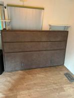 Prachtig Hoofdbord voor bed 180cm, Ophalen, Bruin, Tweepersoons, Zo goed als nieuw