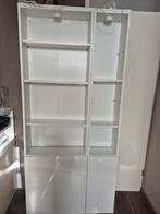 Twee Besta kasten met planken en deuren, Ophalen, Kunststof, 100 tot 150 cm, Modern