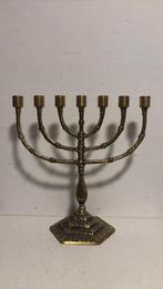 Joodse kandelaar antiek, Verzenden, Koper of Brons