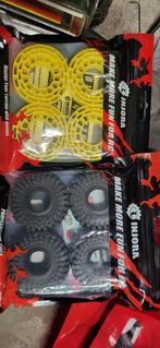 Injora crawler bandjes + inserts, Hobby en Vrije tijd, Ophalen of Verzenden, Nieuw, Elektro, Auto offroad