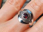Vanoli 925 zilveren ring granaat maat verstelbaar 17 tot 18, Daiva1973@hotmail.com, Vanoli, Amsterdam, Nieuw