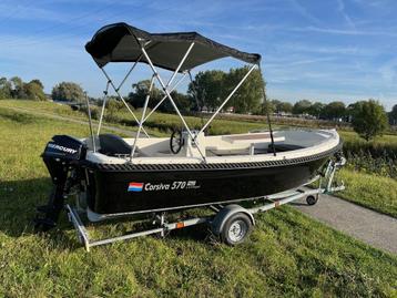 Corsiva 475 Limited | 9.9 Mercury | Trailer | Biminitop Enz. beschikbaar voor biedingen