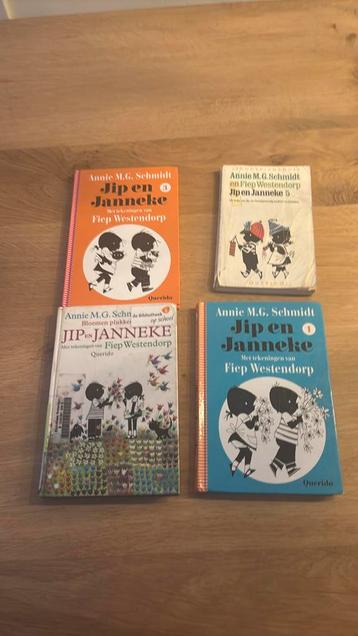 Jip en Janneke boeken 4x Annie M.G. Schmidt  beschikbaar voor biedingen