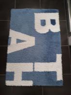 Badmat antislip  90 bij 60 cm. Gewassen., Blauw, Badmat, Zo goed als nieuw, Ophalen