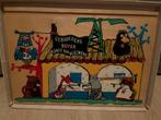Vintage Houten Puzzel - Gebroeders Bever, Ophalen, 2 tot 4 jaar, Gebruikt, Meer dan 50 stukjes
