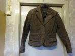 suede jas, Kleding | Dames, Jassen | Winter, Ophalen of Verzenden, Zo goed als nieuw, Maat 38/40 (M)