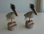 2 Decoratieve Pelikaan Beeldjes, Ophalen, Zo goed als nieuw, Dier